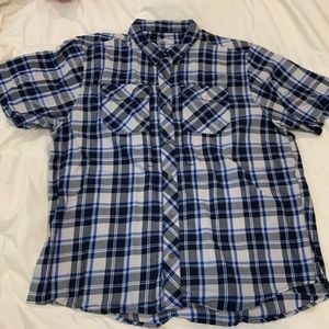 Under armor, button up, short sleeve, xl